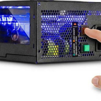 Inter-Tech Argus RGB II 600W Μαύρο Τροφοδοτικό Υπολογιστή Full Wired 80 Plus Bronze