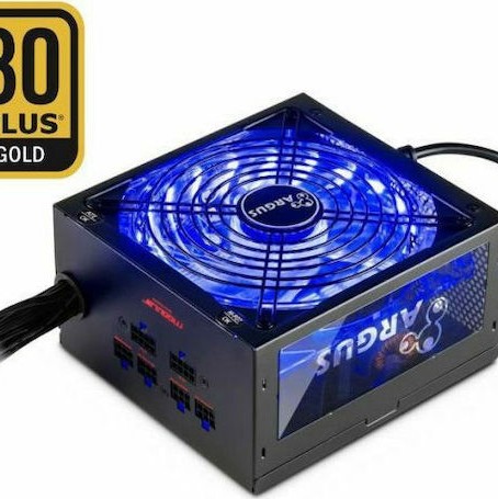 Inter-Tech Argus RGB-750W CM II 750W Μαύρο Τροφοδοτικό Υπολογιστή Semi Modular 80 Plus Gold