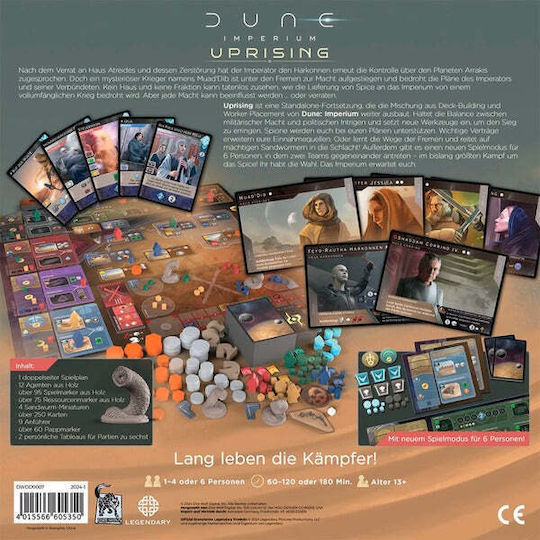 Επιτραπέζιο Παιχνίδι Dune Imperium Revolt – Standalone 13+ Ετών Asmodee