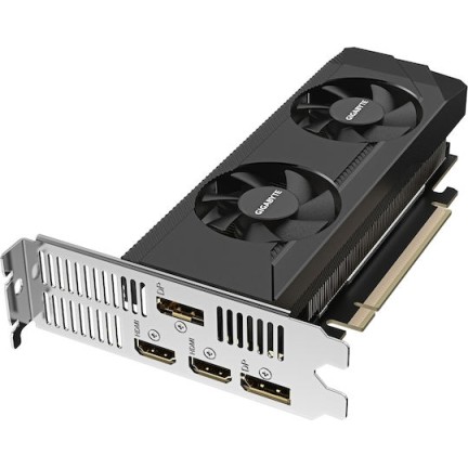 Gigabyte GeForce RTX 3050 6GB GDDR6 OC Low Profile 6G Κάρτα Γραφικών