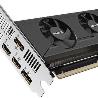 Gigabyte GeForce RTX 3050 6GB GDDR6 OC Low Profile 6G Κάρτα Γραφικών