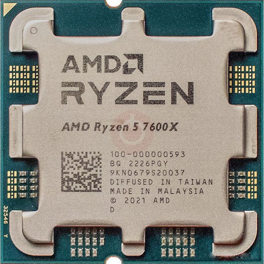 AMD Ryzen 5 7600X 4.7GHz Επεξεργαστής 6 Πυρήνων για Socket AM5 Tray