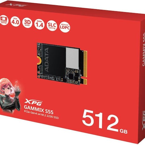 Adata Gammix S55 SSD 512GB M.2 PCI Express 4.0