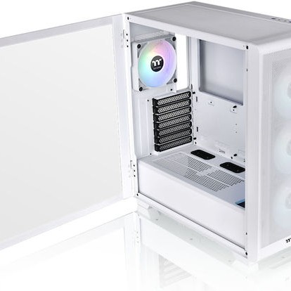 Thermaltake S250 TG ARGB Midi Tower Κουτί Υπολογιστή με Πλαϊνό Παράθυρο Λευκό