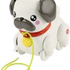 Fisher Price Συρόμενο Παιχνίδι Σκυλάκι Pug με Ήχους για 12+ Μηνών