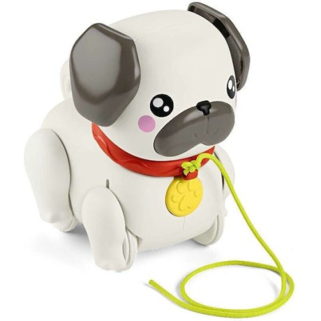 Fisher Price Συρόμενο Παιχνίδι Σκυλάκι Pug με Ήχους για 12+ Μηνών