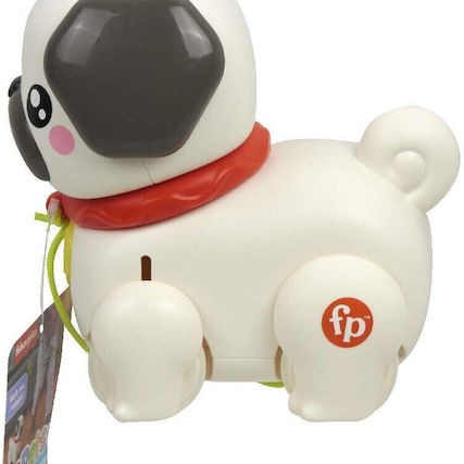 Fisher Price Συρόμενο Παιχνίδι Σκυλάκι Pug με Ήχους για 12+ Μηνών