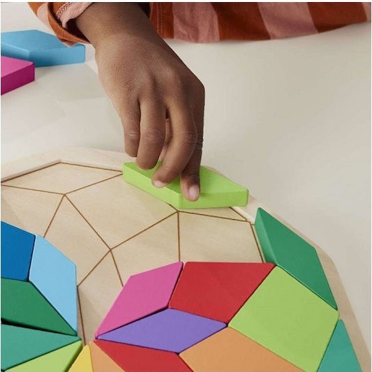 Ξύλινο Παιδικό Puzzle Μαντάλα για 3+ Ετών 41pcs Fisher Price