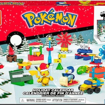 Mega Bloks Τουβλάκια Pokémon Holiday Calendar για 6+ Ετών 202τμχ