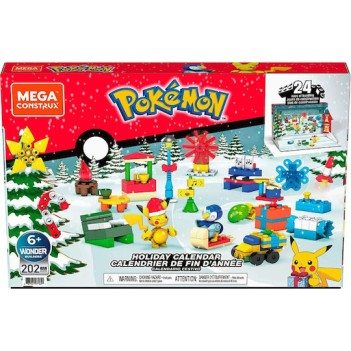 Mega Bloks Τουβλάκια Pokémon Holiday Calendar για 6+ Ετών 202τμχ