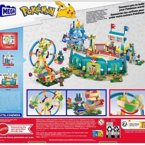 Mega Bloks Τουβλάκια Pokemon Ferris Wheel για 8+ Ετών 399τμχ