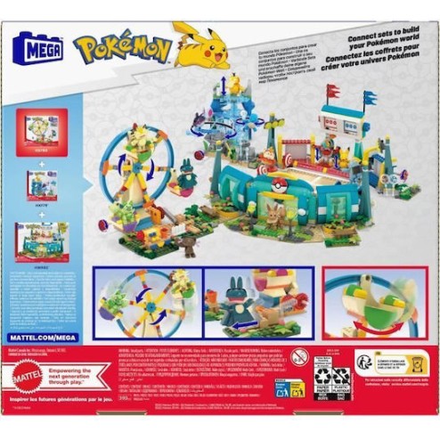 Mega Bloks Τουβλάκια Pokemon Ferris Wheel για 8+ Ετών 399τμχ