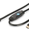 Digitus Angle Cable HDMI male - HDMI male 20m Μαύρο