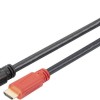 Digitus Angle Cable HDMI male - HDMI male 20m Μαύρο