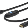 Digitus Angle Cable HDMI male - HDMI male 20m Μαύρο