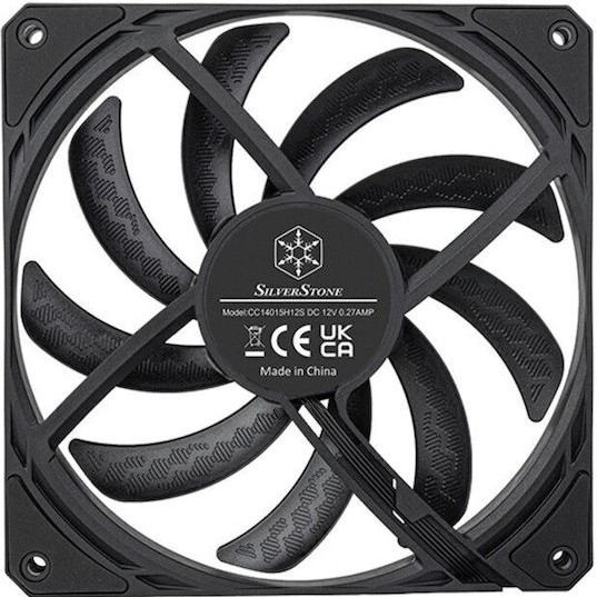 Silverstone Air Slimmer 140 Case Fan με ARGB Φωτισμό και Σύνδεση 4-Pin PWM