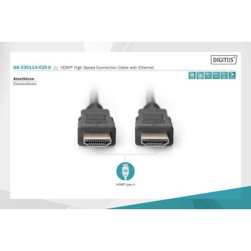 Digitus HDMI 1.3 Cable HDMI male - HDMI male 2m