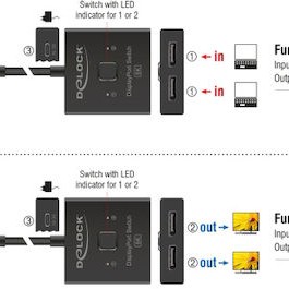 DeLock KVM & Data Switch 18906