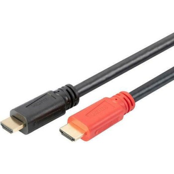 Digitus HDMI 1.4 Cable HDMI male - HDMI male 10m Μαύρο