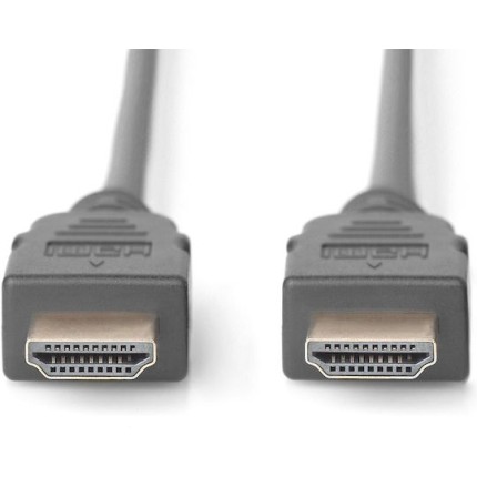Digitus HDMI 1.4 Cable HDMI male - HDMI male 2m Μαύρο