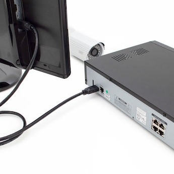 Digitus HDMI 1.4 Cable HDMI male - HDMI male 2m Μαύρο