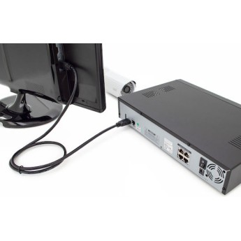 Digitus HDMI 1.4 Cable HDMI male - HDMI male 2m Μαύρο