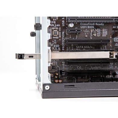 Delock 47037 Drive Bay Πίνακας Πλαίσιο Δίσκου Αποθήκευσης Μαύρος Μαύρο Μεταλλικός