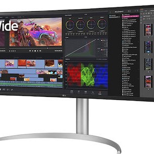 LG 49BQ95C-W Ultrawide IPS HDR Curved Monitor 49