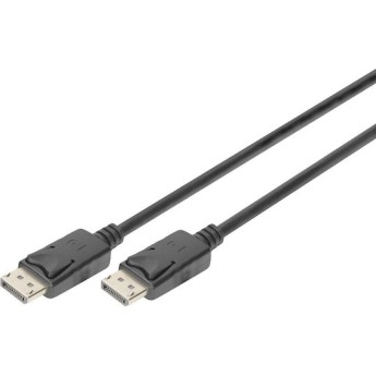 Digitus Cable DisplayPort male - DisplayPort male 2m Μαύρο (DB-340100-020-S)