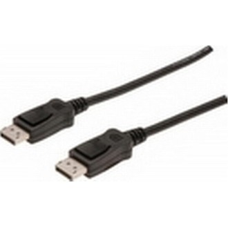 Digitus Cable DisplayPort male - DisplayPort male 2m Μαύρο (DB-340100-020-S)