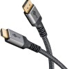 Goobay HDMI 2.0 Cable HDMI male - HDMI male 2m Γκρι