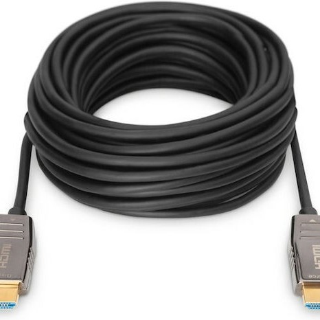Digitus HDMI 2.1 Cable HDMI male - HDMI male 10m Μαύρο