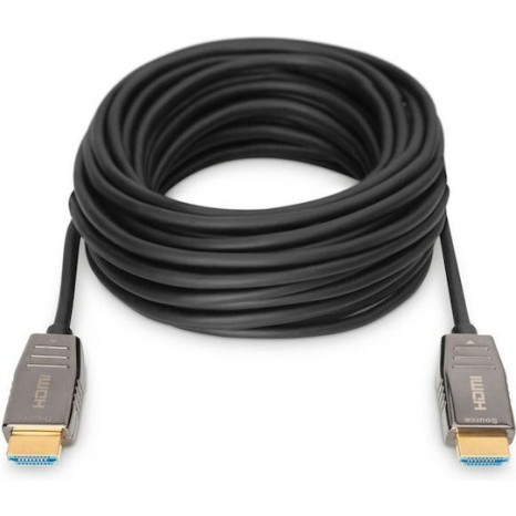 Digitus HDMI 2.1 Cable HDMI male - HDMI male 10m Μαύρο