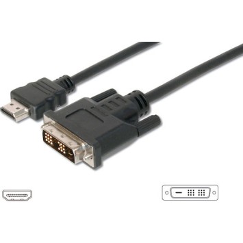 Digitus Cable DVI-D male - HDMI male 2m (AK-330300-020-S)