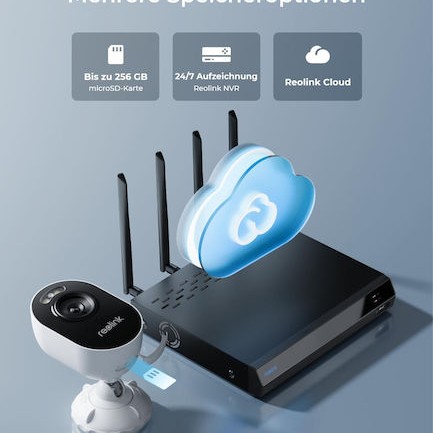 Reolink Lumus IP Κάμερα Παρακολούθησης Wi-Fi Full HD+ 4MP Αδιάβροχη με Αμφίδρομη Επικοινωνία και Φακό 2.8mm