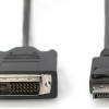 Digitus Cable DVI-D male - DisplayPort male 2m (AK-340301-020-S)