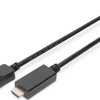 Digitus Cable DisplayPort male - HDMI male 2m (AK-340303-020-S)