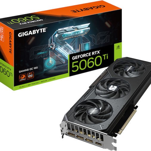Gigabyte GeForce RTX 5060 Ti 16GB GDDR7 GAMING OC Κάρτα Γραφικών