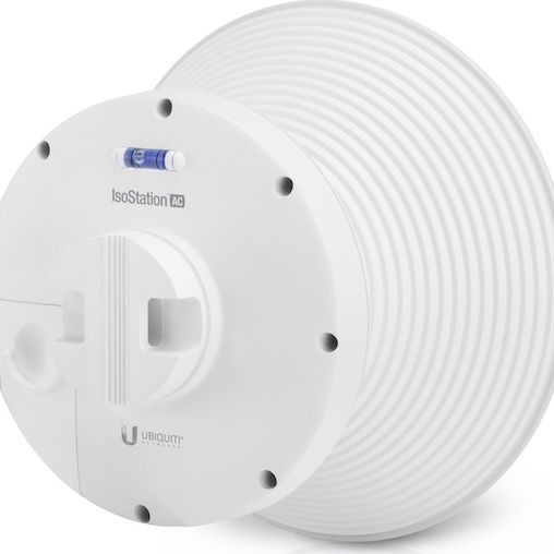 Ubiquiti IsoStation AC Εξωτερική Κεραία WiFi Παραβολική 14dBi με σύνδεση Ethernet