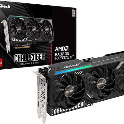 ASRock Radeon RX 9070 XT 16GB GDDR6 Challenger Κάρτα Γραφικών