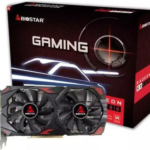 Biostar Radeon RX 580 8GB GDDR5 Gaming 2048sp Κάρτα Γραφικών