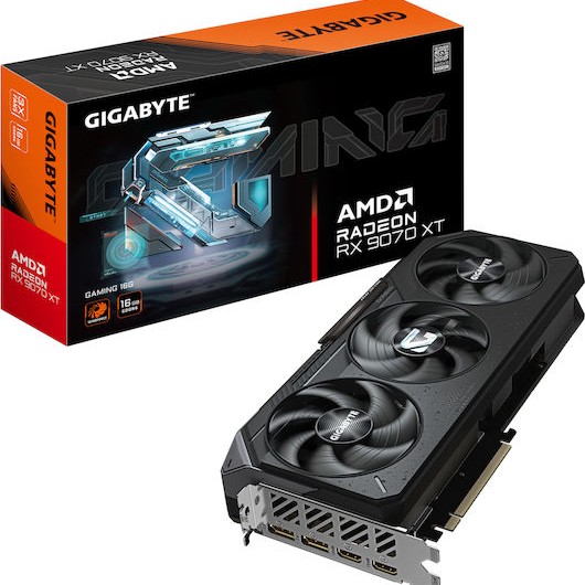 Gigabyte Radeon RX 9070 XT 16GB GDDR6 GAMING Κάρτα Γραφικών