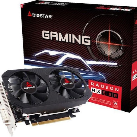 Biostar Radeon RX 560 4GB GDDR5 Κάρτα Γραφικών