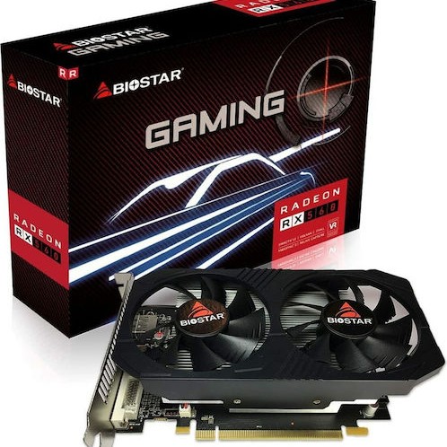 Biostar Radeon RX 560 4GB GDDR5 Κάρτα Γραφικών