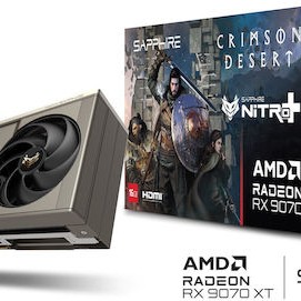 Sapphire Radeon RX 9070 XT 16GB GDDR6 NITRO+ OC Crimson Desert Edition Κάρτα Γραφικών
