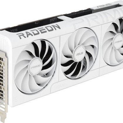 Asus Radeon RX 9070 XT 16GB GDDR6 Prime OC White Κάρτα Γραφικών