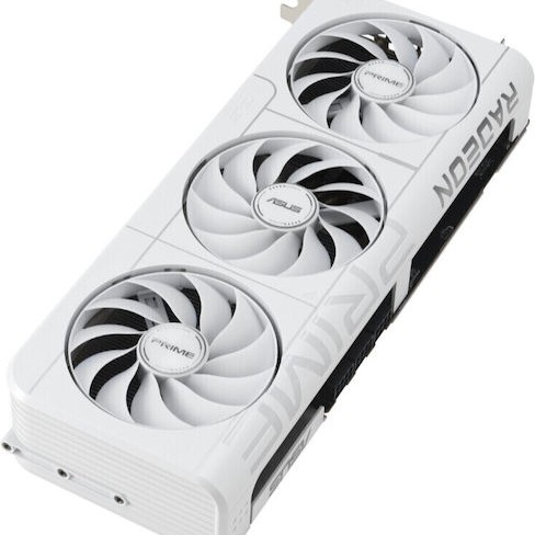 Asus Radeon RX 9070 XT 16GB GDDR6 Prime OC White Κάρτα Γραφικών