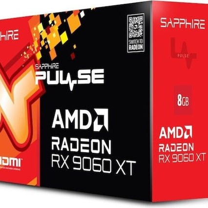 Sapphire Radeon RX 9060 XT 8GB GDDR6 Κάρτα Γραφικών
