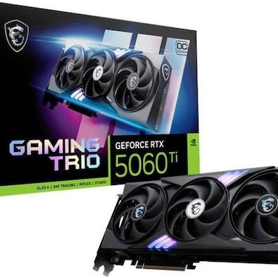 MSI GeForce RTX 5060 Ti 8GB GDDR7 Gaming Trio OC Κάρτα Γραφικών