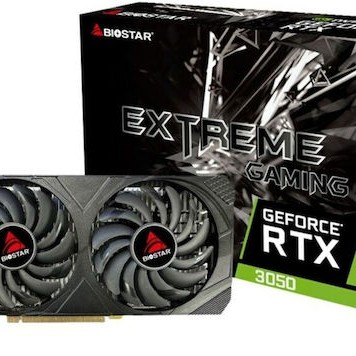 Biostar GeForce RTX 3050 6GB GDDR6 Κάρτα Γραφικών